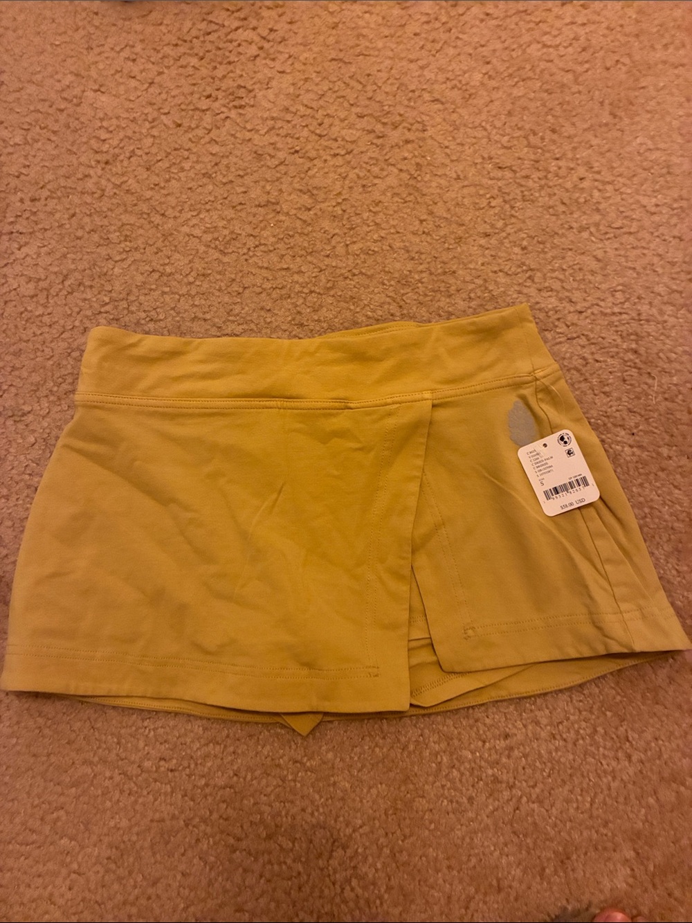 Free people movement  Skort - Mustard Yellow